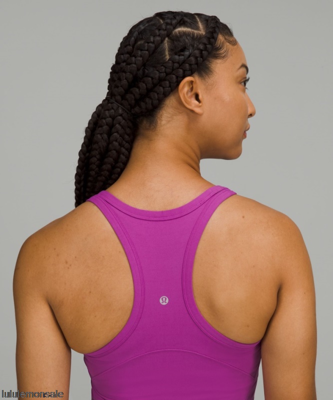 Lululemon Damen DELULU560 | Vivid Plum Align Hüftlanges Tanktop Mit Racerback Nur Online